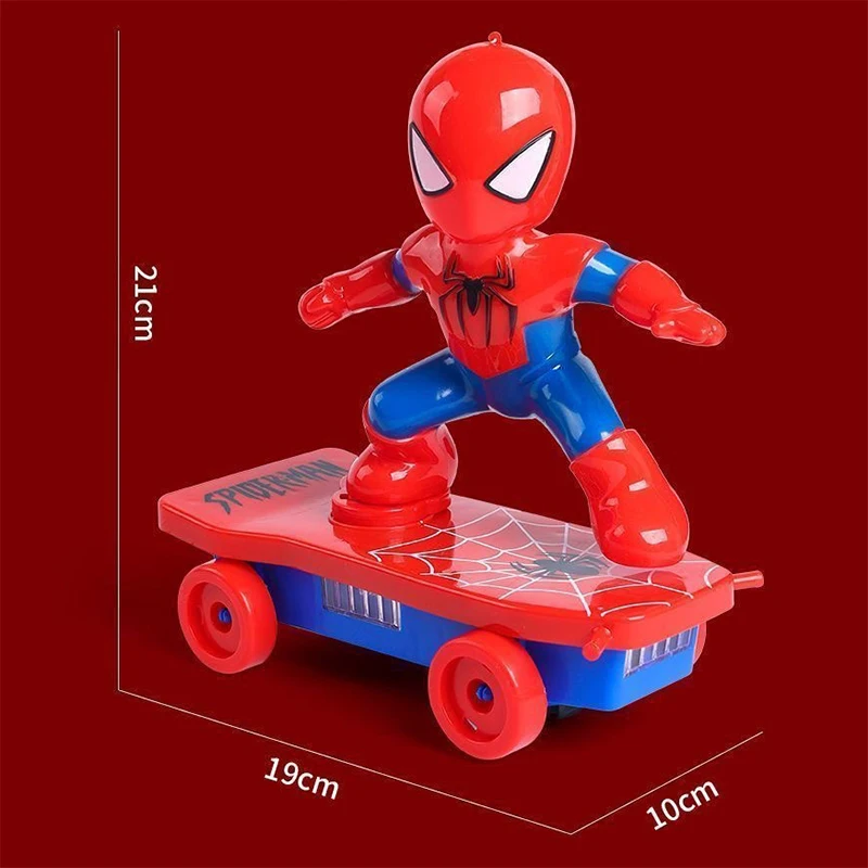 Spiderman Skateboard Speelgoed Elektrische Scooter Geluid Licht Speelgoed Super Cool Auto Stunt Flip Speelgoed Verjaardagscadeau Kerstcadeau