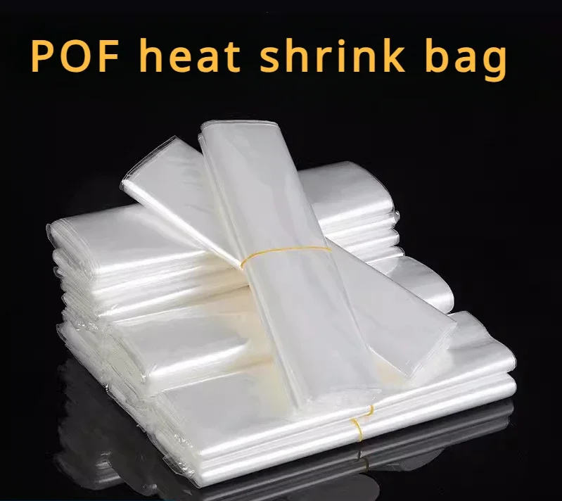 

40-50cm Width Large-sized POF Heat Shrink Bag Transparent Food Grade Sealed Bags Cosmetic Tea Packaging Heat Sealing Membrane