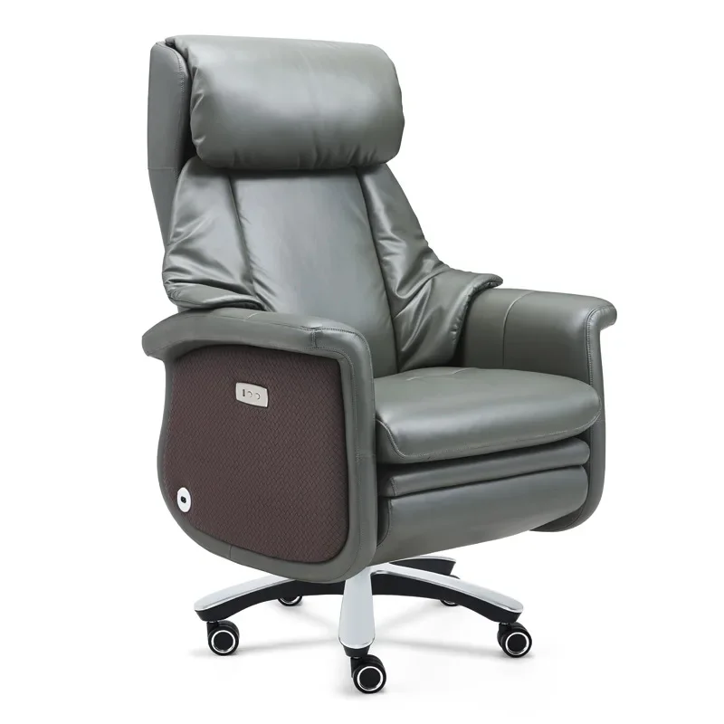 Luxury, electric, executive chair, voice, smart, massage chair, genuine leather, boss