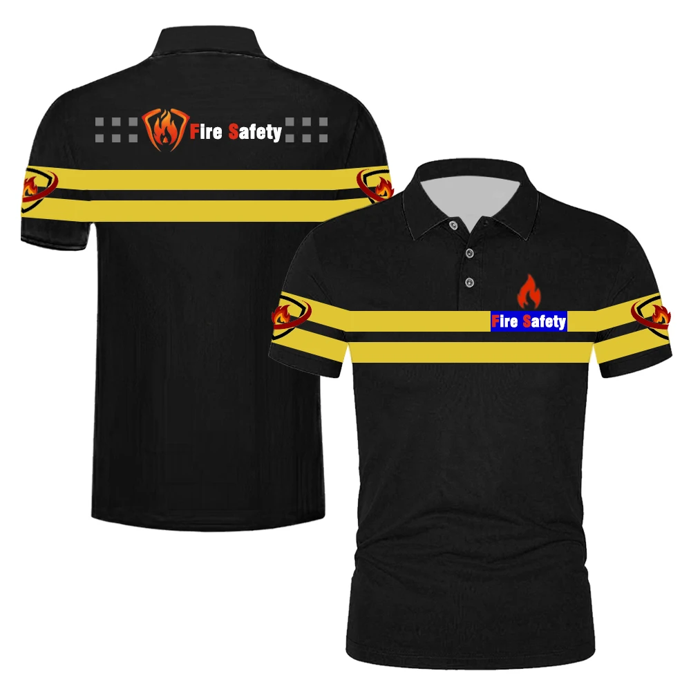 Classic Men's Work Uniform Casual Polo Shirt Sports Outdoor Quick-drying Cosplay Clothes Fashion Men's Clothing Custom Wholesale