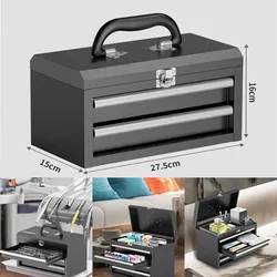 Automotive Maintenance Hardware Toolbox Portable Multi Layered Multi Functional Toolbox Multi Layered Home Storage Portable Tool