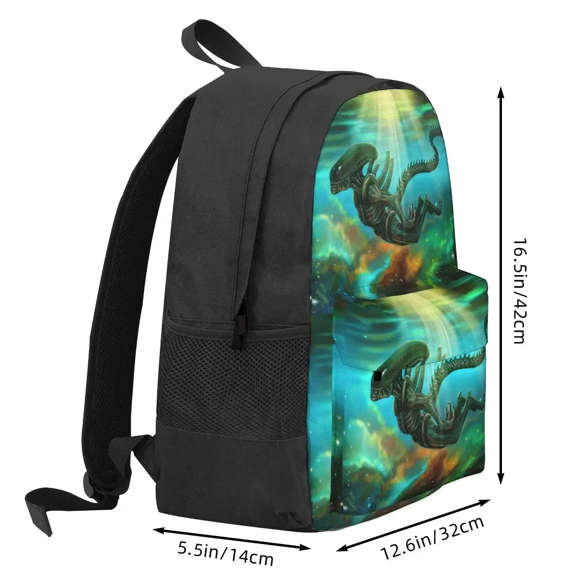 Xenomorph Alien Backpacks Boys Girls Bookbag Children School Bags Cartoon Kids Rucksack Travel Rucksack Shoulder Bag
