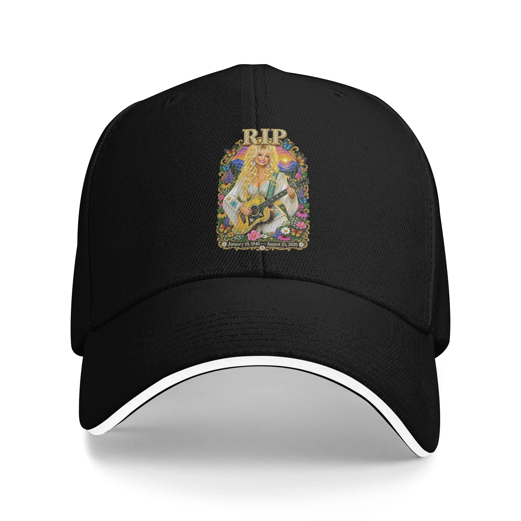 Men's Women's Singer D-Dolly Parton Outdoor Hat  Adjustable Cap Casual Baseball Cap Golf Hats