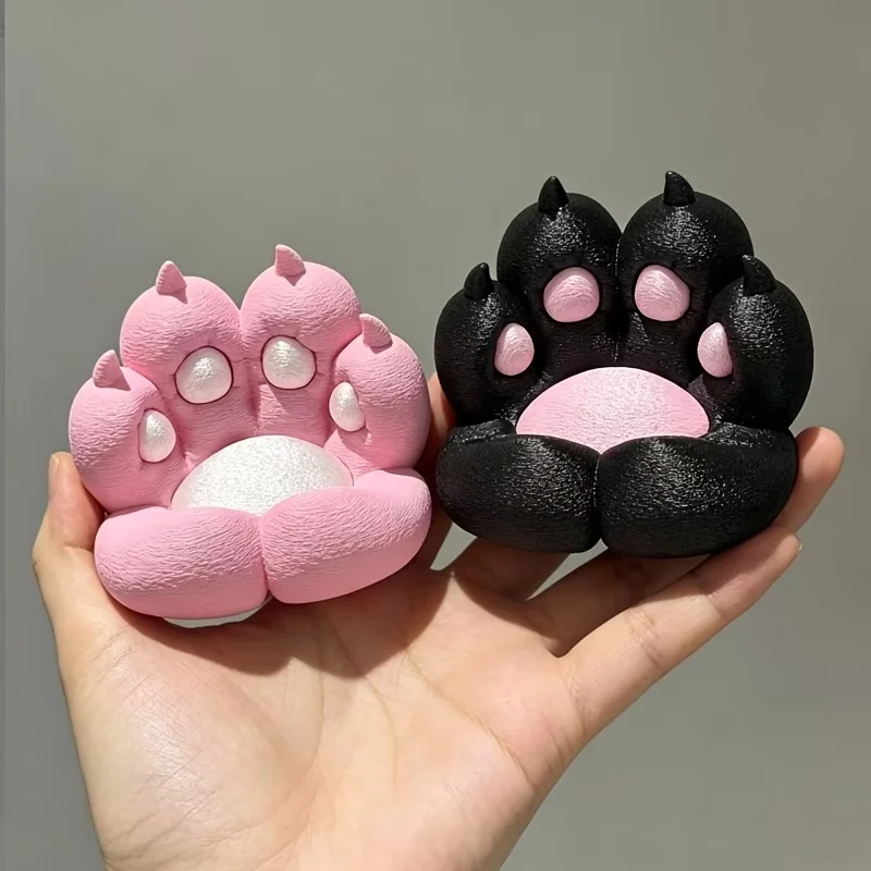 Cute cat paw shaped desk ornament, can be used as a phone and tablet stand, home desk decoration, a nice gift view 5