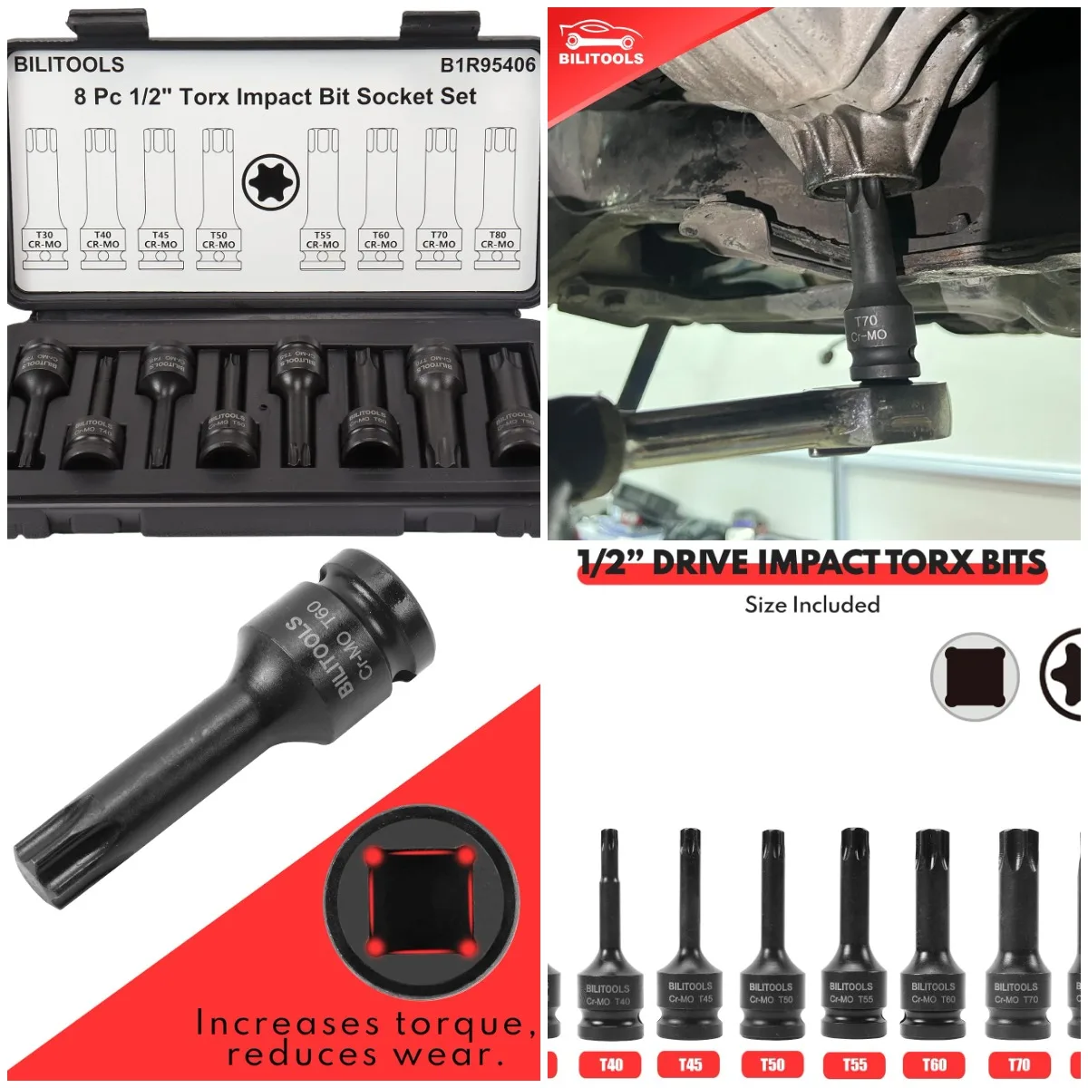 8-Piece Impact Torx…
