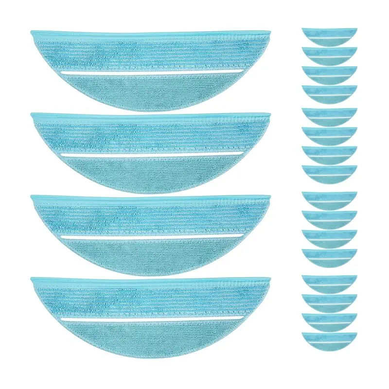 

20Pcs Mop Cloths For Cecotec Conga Ultra 2290 Accessories Robotic Vacuum Cleaner Parts-AT36