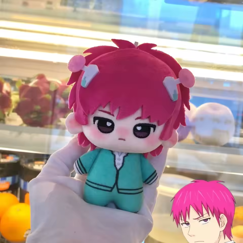 Saiki Kusuo no Psi-nan Plush Doll Decoration 10cm Fans Kusuo Saiki Stuffed Toy Pendant Backpack Toys Collect Birthday Gifts