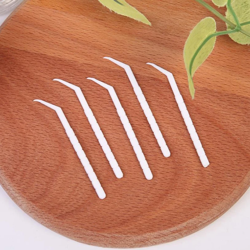 160Pcs Disposable Dental Plastic Oral Hygiene Dental Safety Brush Dental Care Toothpicks Tool With Eco Toothpick Dispenser Soft