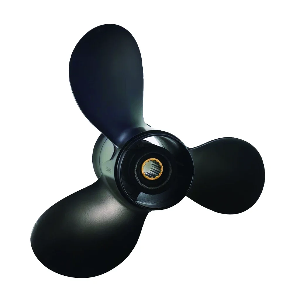 8.9X8.5 Aluminum Propeller Is Suitable for Mercury 8Hp 9.9Hp External Engine 12 Gear Slot 48-897618A10 Marine Parts and Accessories