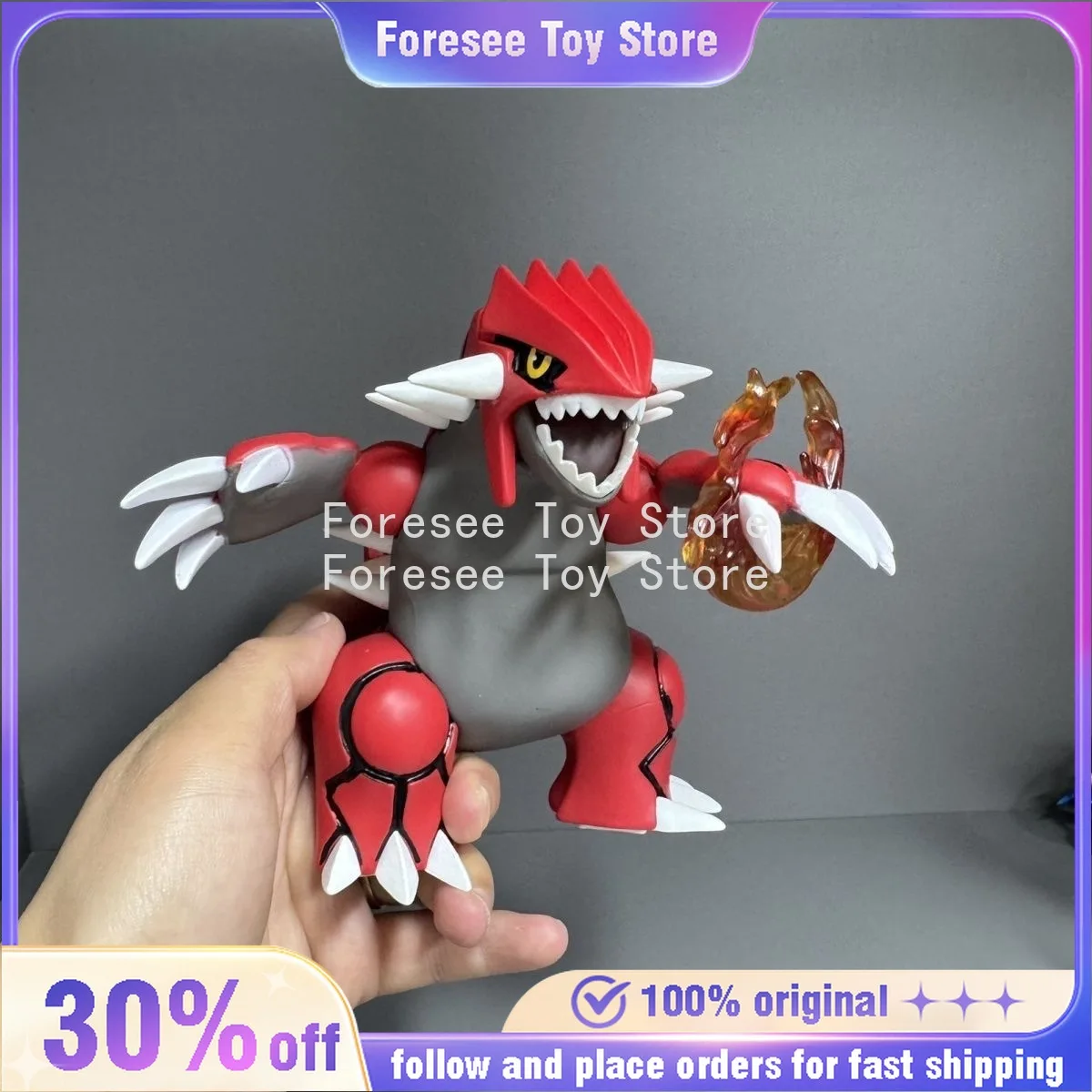 ポケモン-グラードン-アニメ-可動フィギュア-おもちゃ-モデル-誕生日-クリスマス-ギフト
