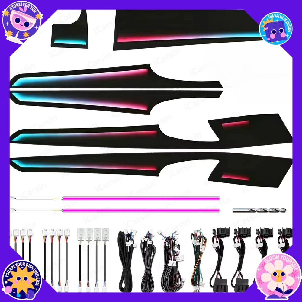 Hot-selling Symphony LED Car Interior Ambient Light for 2010-2016 Porsche Panamera 970 Trim Decoration Accessories Strip