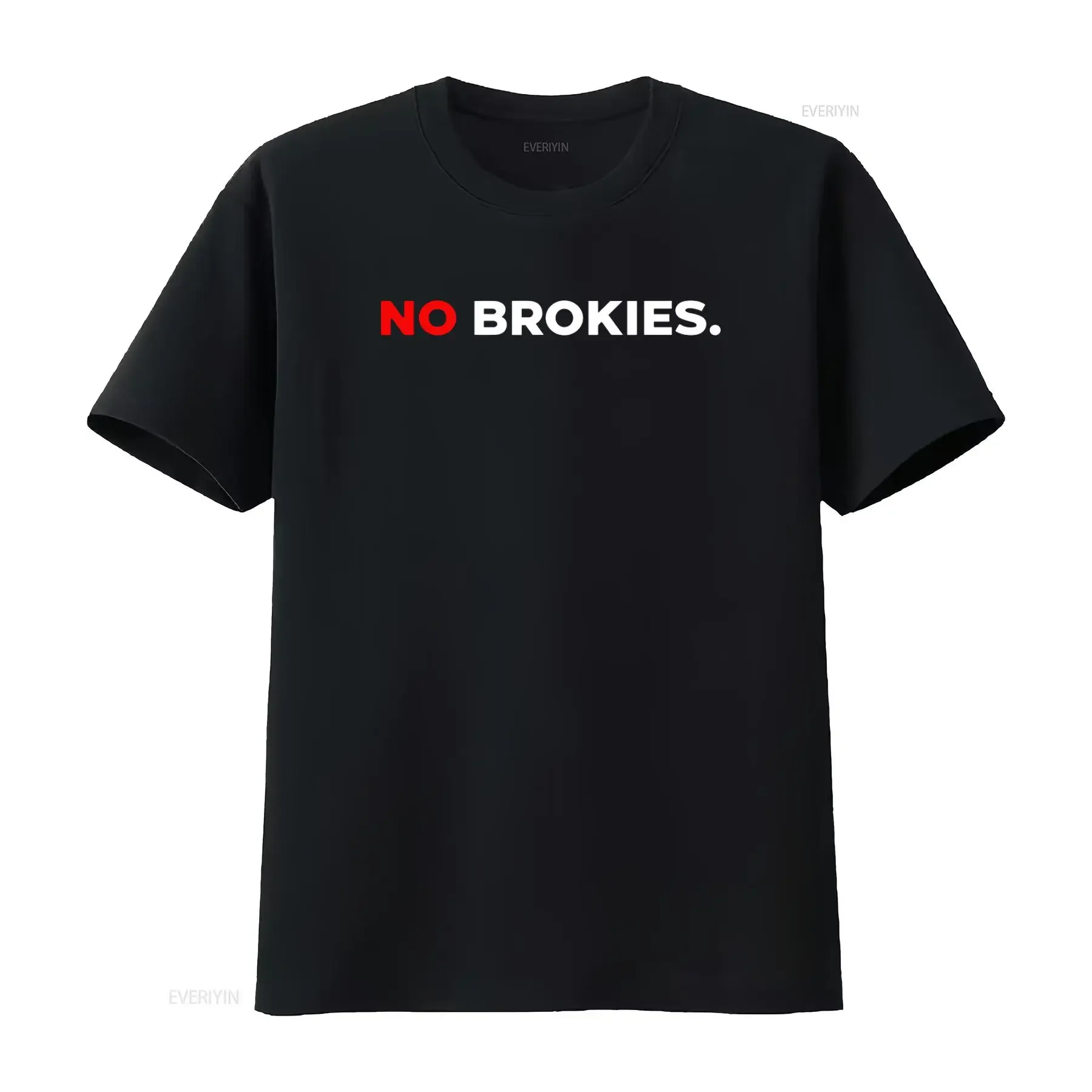 Premium No Brokies High Quality T Shirt Andrew Tate Top G vintage Washed homme Stylish Breathable streetwear Versatile