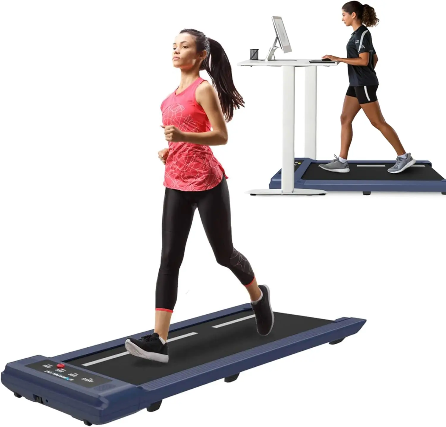 

Capacity Heavy-Duty Walking/Jogging Treadmill - Home Gym Workout Equipment - Foldable Under Desk Design