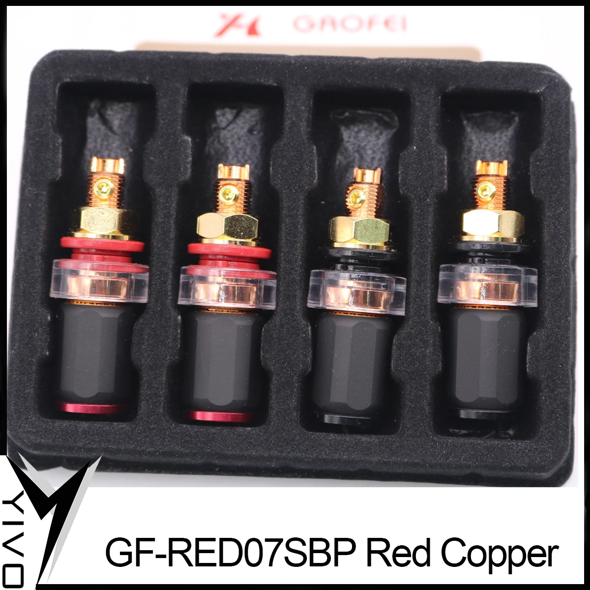 YIVO XSSH Audio Wholesale OEM ODM High-End 5mm Pure Copper Banana Jack Binding Post for Amplifier Speaker HIFI Audio Accessories