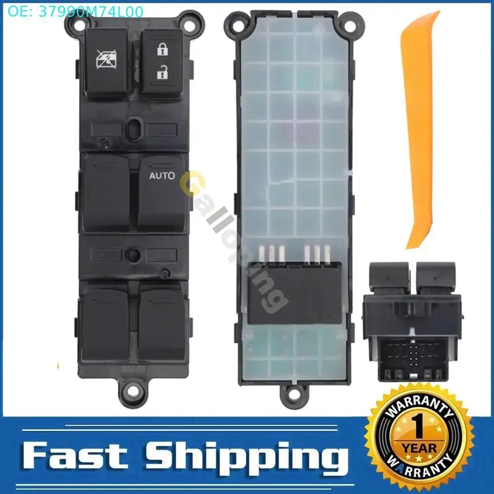 37990M74L00 Front Right Electric Window Control Switch Glass Lifter Button For Suzuki Celerio Ertiga Swift 2014 - 2022 Car Parts