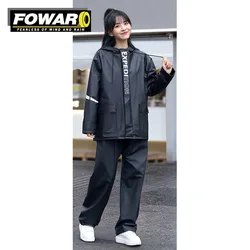 Chubasquero impermeable y resistente al desgaste, conjunto de pantalones de lluvia de estilo dividido, reflectante de noche para exteriores, conjunto de chubasquero para motocicleta todoterreno, nuevo