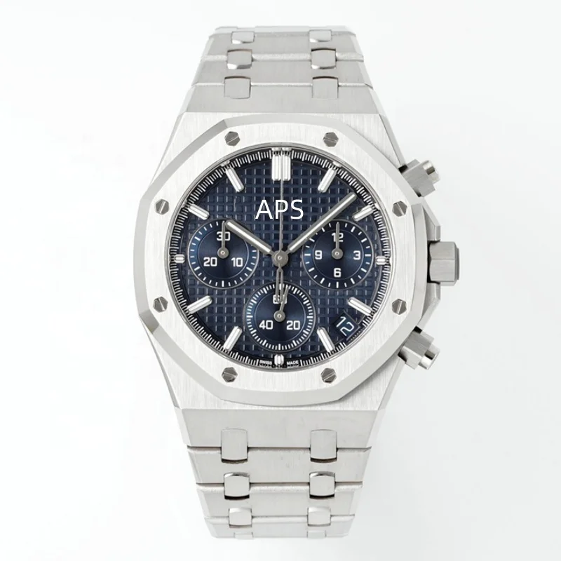 

5A Royal 42mm Sapphire Crystal APS Audemar Oak 26240 Calibre 4401 Flyback Chronograph Piguet Automatic Watch For Men Luxury