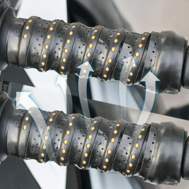 

Non-Slip Motorcycle Grips Tape Soft Shock-absorbing Strap Enhanced Comfort Stylish for Mountain Bike Scooter Dirt Bike Handlebar