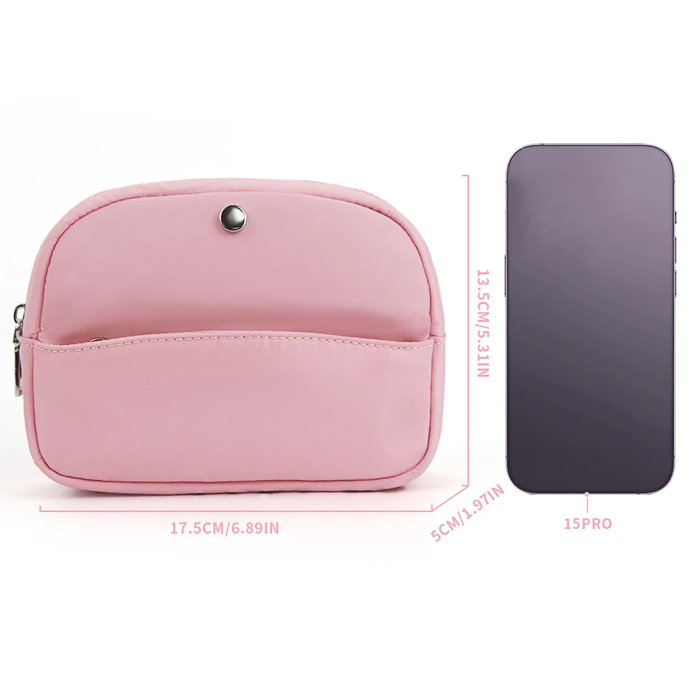 High Quali Women\'s Handheld Cosmetic Bag Handbag Makeup Organizer Female Toiletry Kit Bag Organizer Zipper Bag For Travel