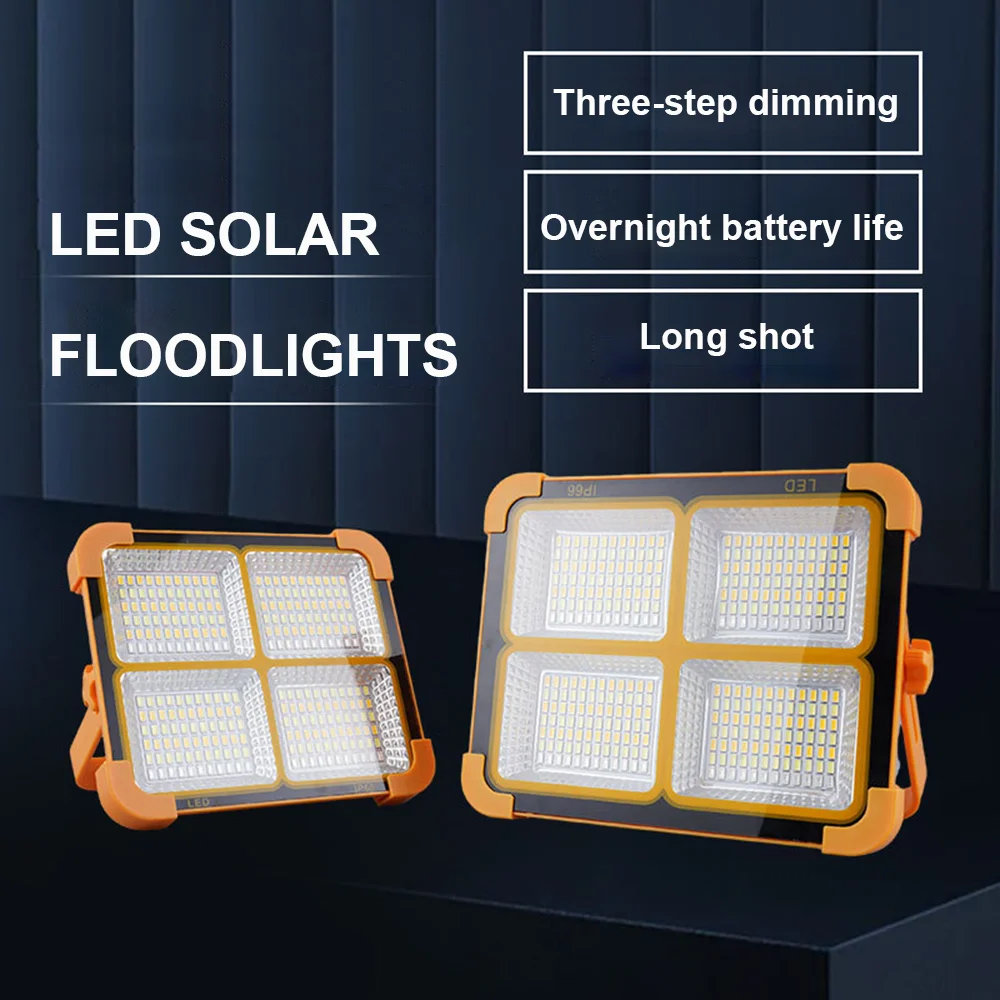 

Solar Emergency Charging Power Bank LED Flood Light Bright Outdoor IP66 Waterproof Mobile Phone Charging Apple Huawei Xiaomi