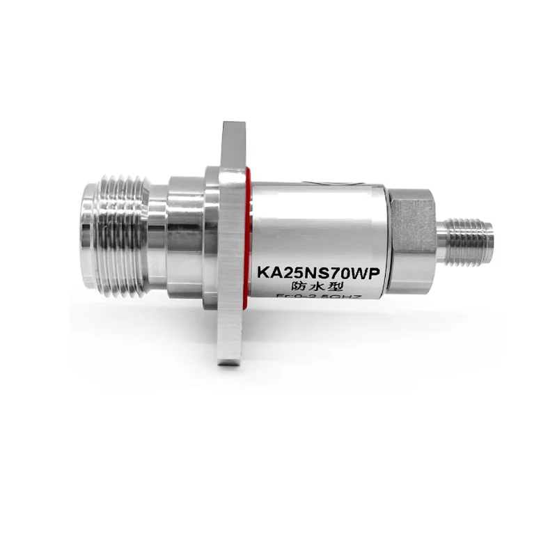KA25NS70WP waterproof antenna feeder signal lightning arrester N-bus to SMA bus square board 2.5G lightning protection IP67