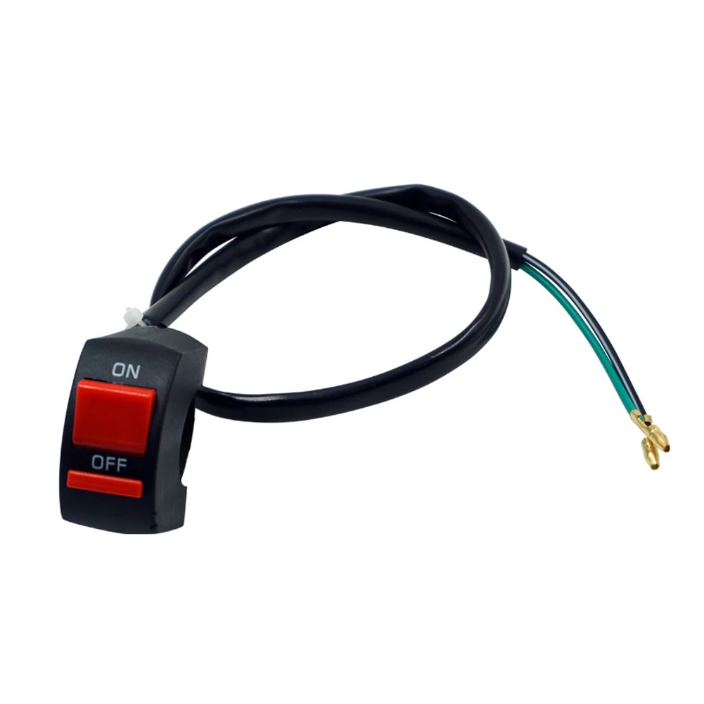 

Universal Motorcycle Handlebar Flameout Switch ON OFF Button for Moto Motor ATV Bike DC12V/10A Black