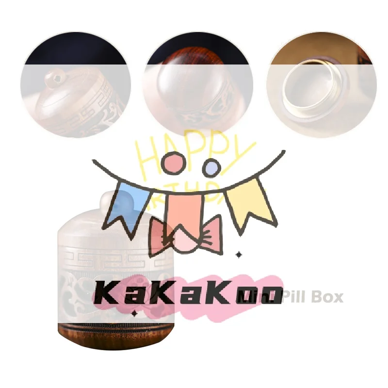 

1 шт., коробка для таблеток из цельного дерева, мини-фонарь, деревянный футляр для спасательных таблеток, портативная герметичная банка для хранения, инструмент первой помощи на открытом воздухе