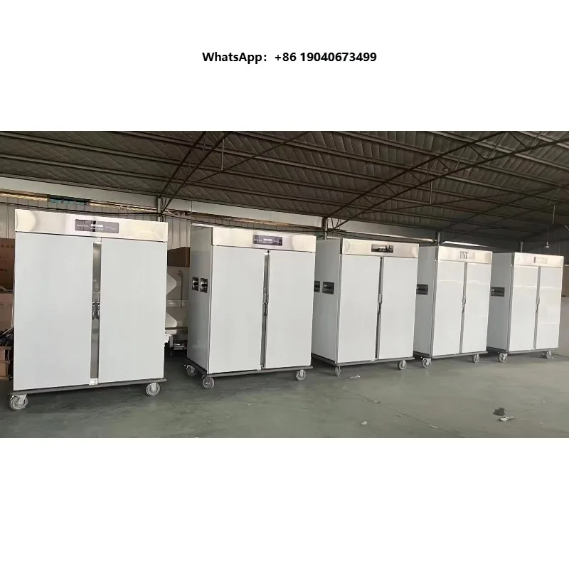 Smart Control Commercial Food Warmer Cart with Glass Door Stainless Steel Hot Air Circulation Insulation Equipment px