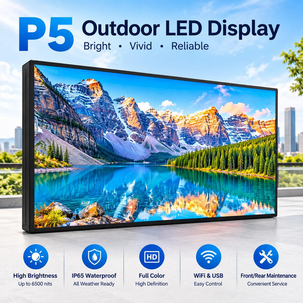 Outdoor P5 Full Color LED Display 65