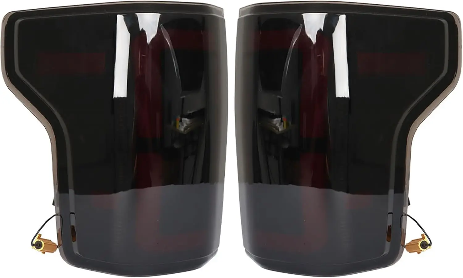 Driver & Passenger Side Tail Lights Replacement for 2015-2020 F150 Smoke Lens Rear Brake Lamp Assembly LH & RH