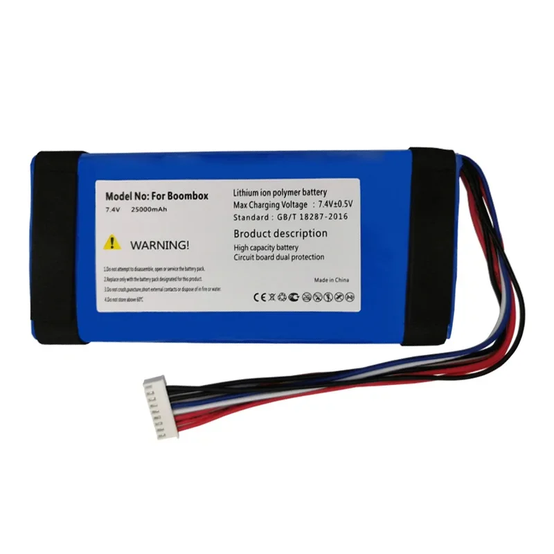 100% Original New 25000mah GSP0931134 01 Battery for JBL Boombox Player Speaker Batterie Batteries tracking number with tools