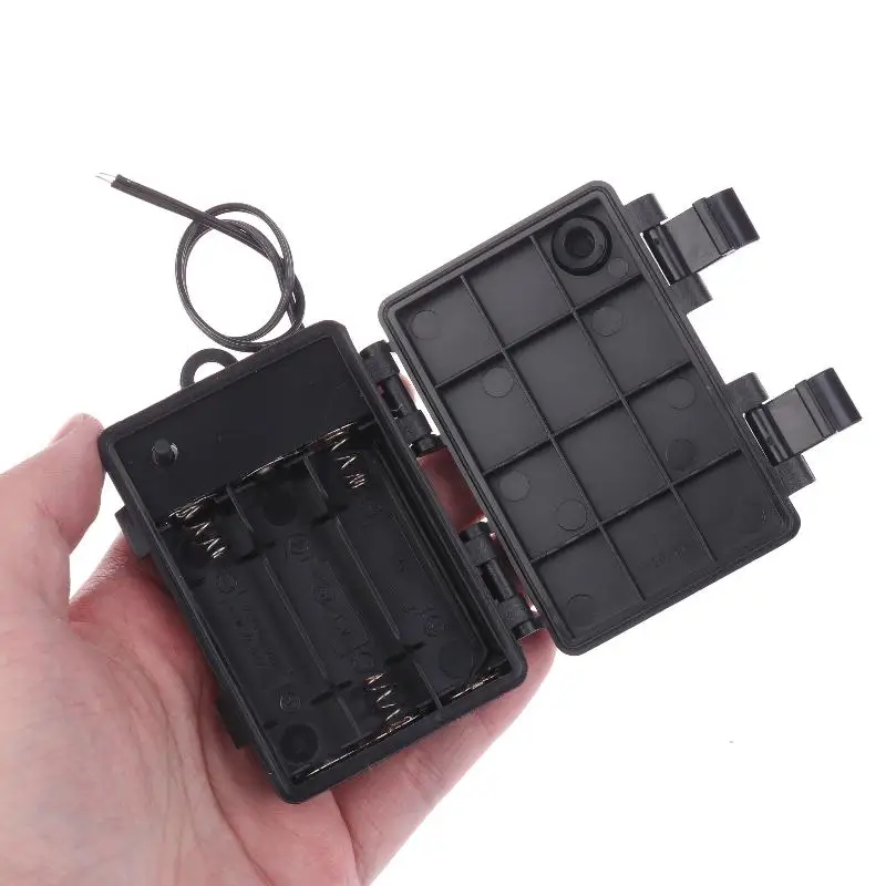 1 Set 3 Sections AA Battery Holder 3V No.5 Waterproof And Dustproof Battery Cartridge With Timing Function