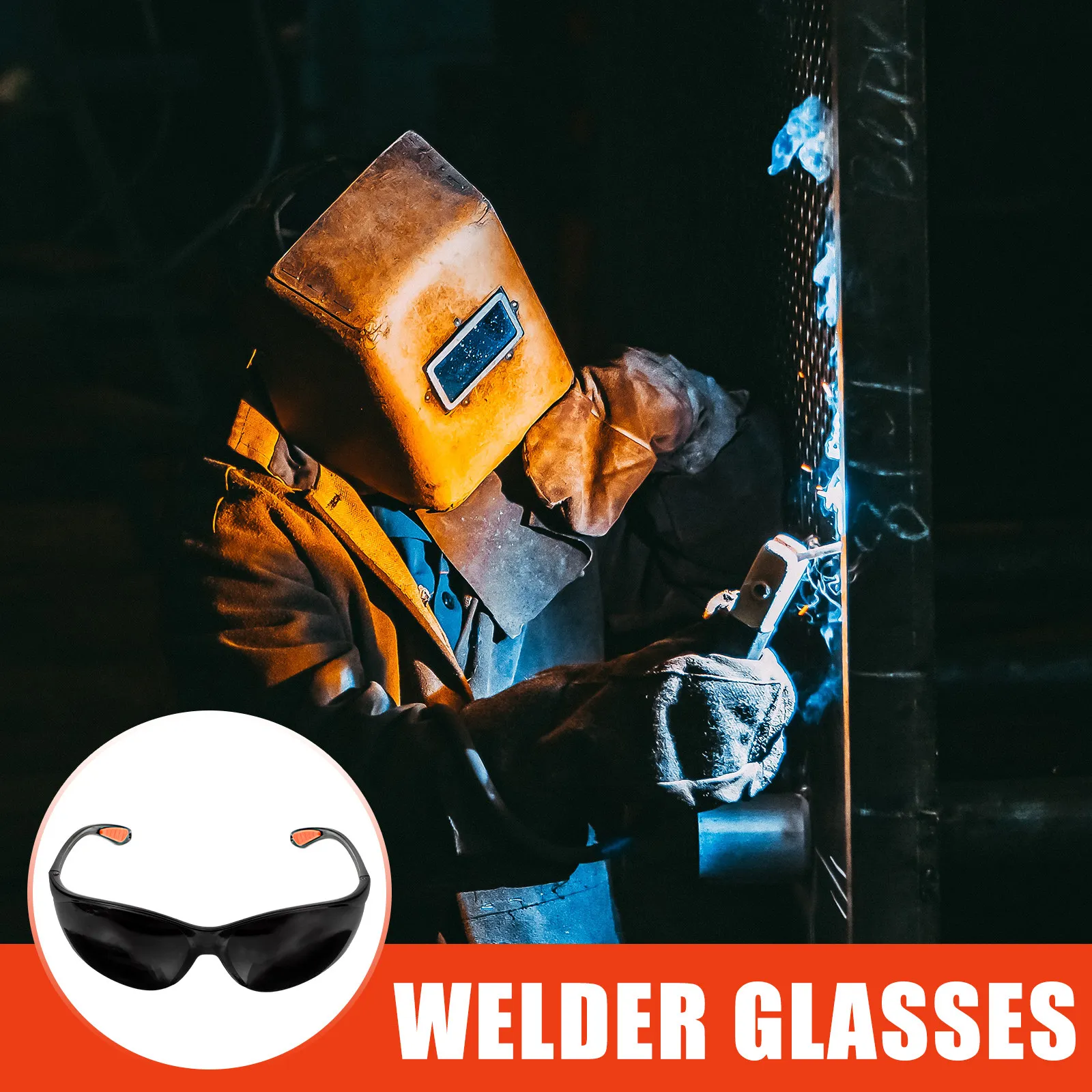 Welding Protective Goggles Impact Resistant Shield for Welders Engineers Joiners Mechanics Welding Gear Accessories