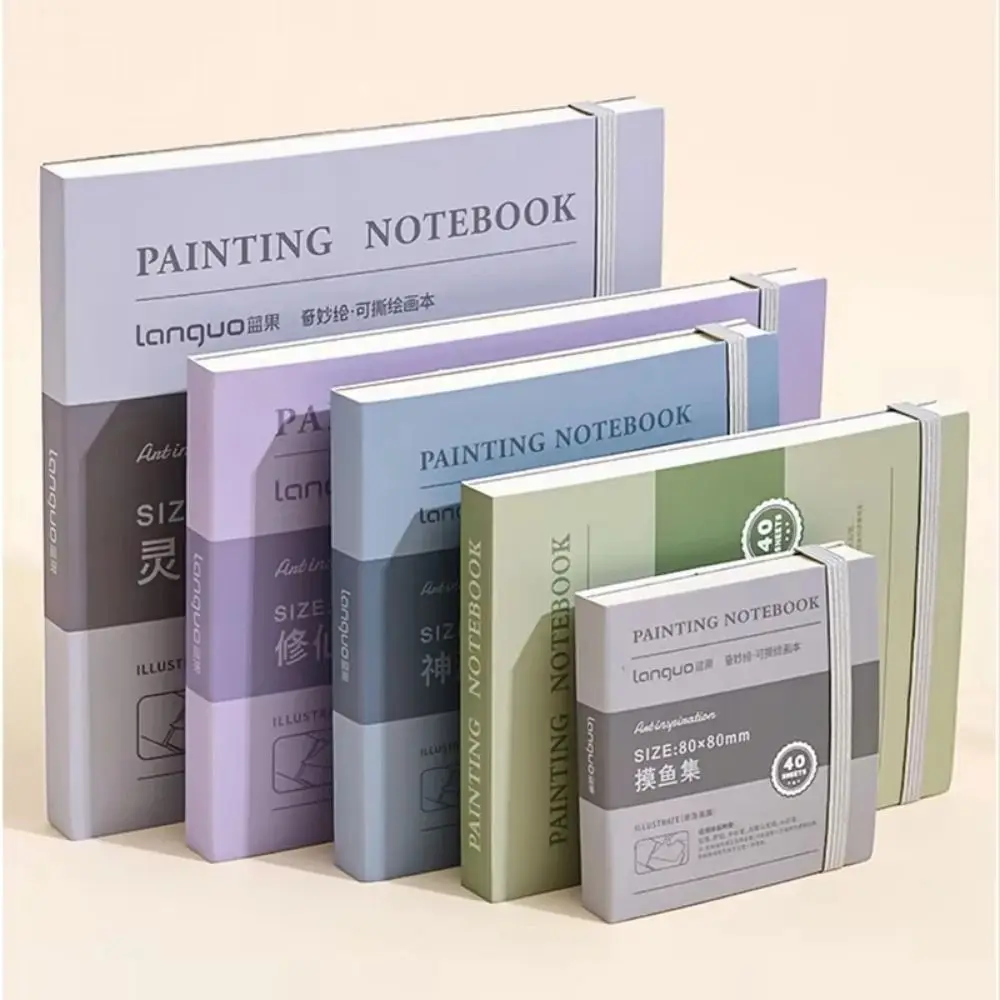 Thick Paper Tearable Drawing Notebook Classic Hardcover Sketchbook Handbook Professional Refillable Mini Drawing Book Student