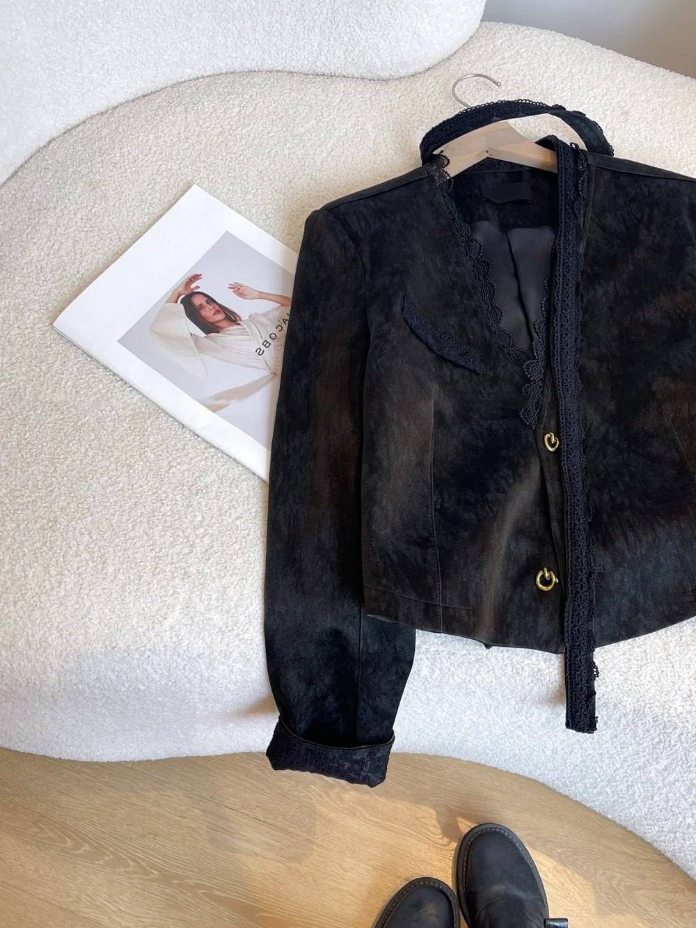 الرجعية Bla بولي Leather جلد الرجال Jaet الدانتيل تقليم الربط معطف دافئ ort خمر Sle العمل الثقيل ربيع الخريف النسخة الكورية #4