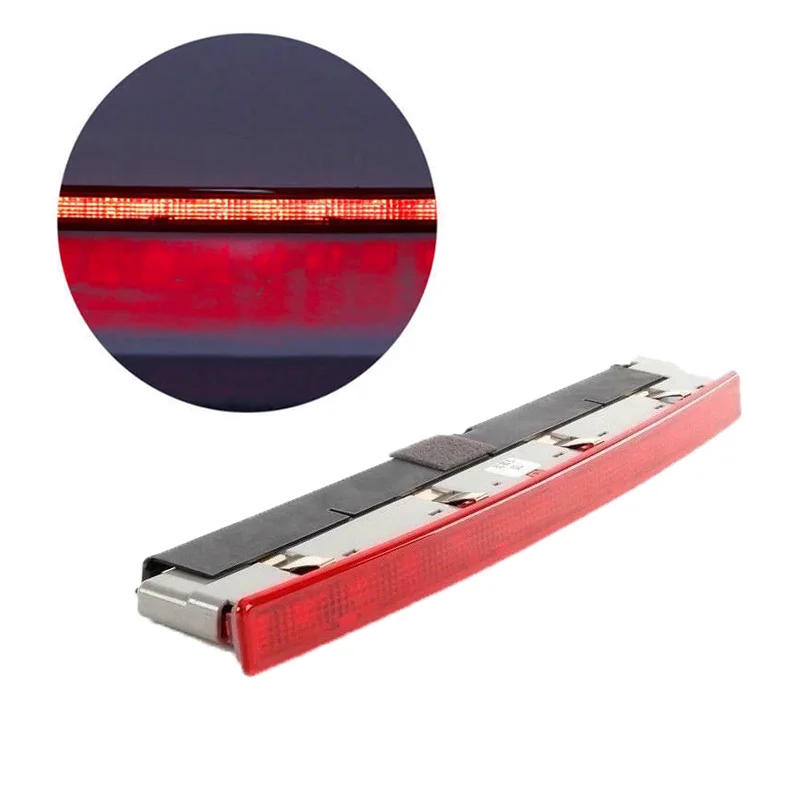 Car LED Brake Light 3RD High-Position Auto Stop Lamp Red Lens Tail Light DV 12V 8E9945097 For Audi A4 B6 Avant 2001-2005