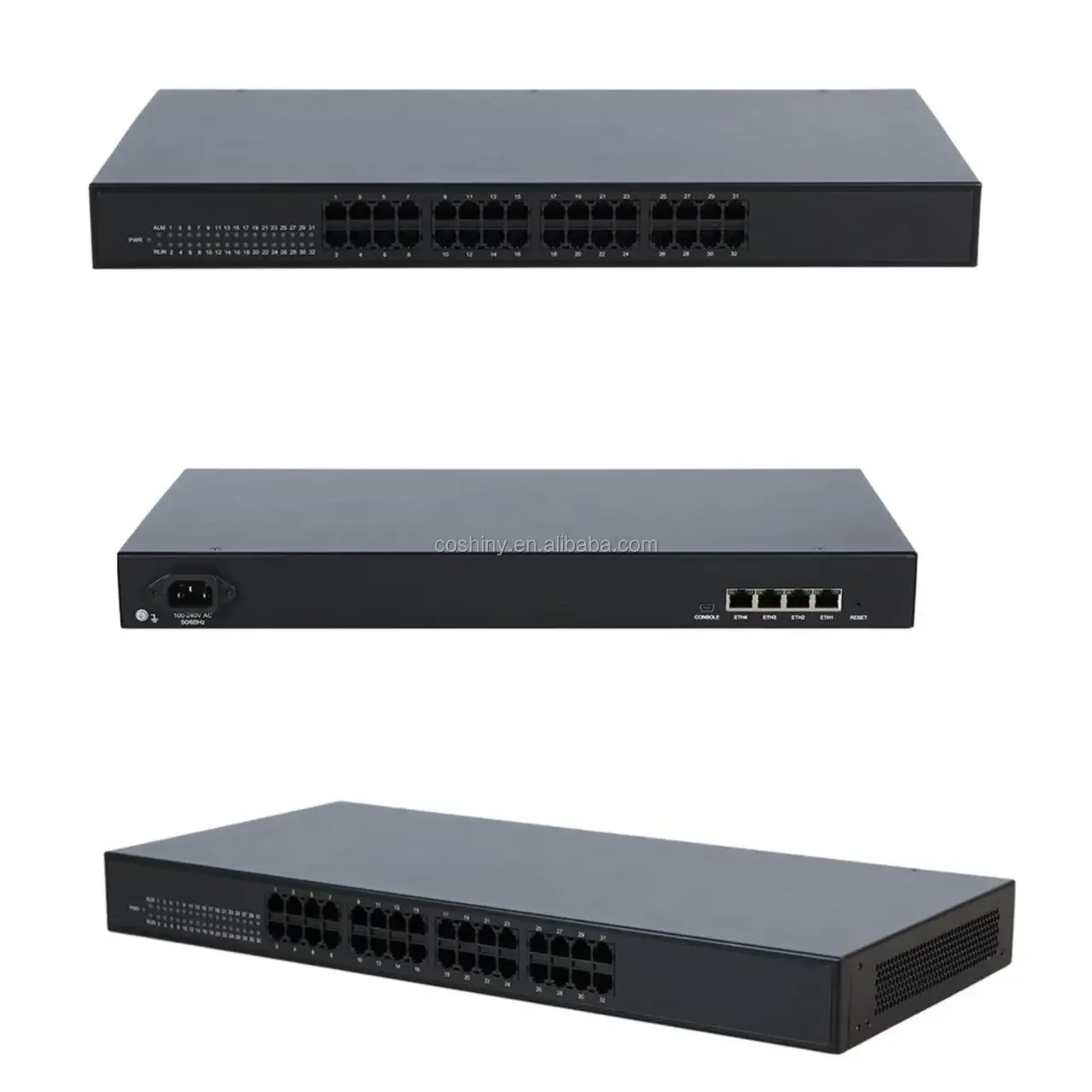 

32-Port FXS Analog Gateway for VoIP with WiFi and 4G IP Network SIP Enrollment VoIP Adapter Product