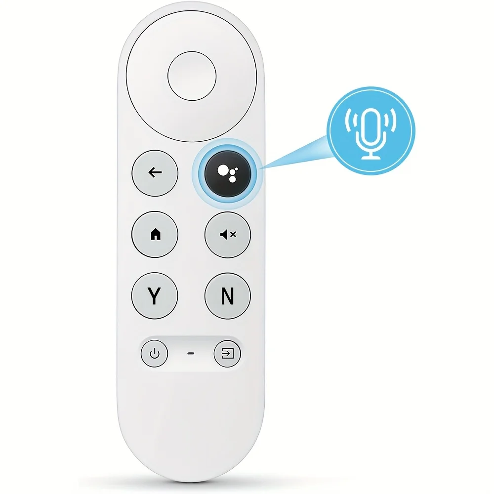 

Voice Remote for Google Chromecast 4k Snow TV, Replacement Remote Control for G9N9N, GA01920-US, GA01409-US