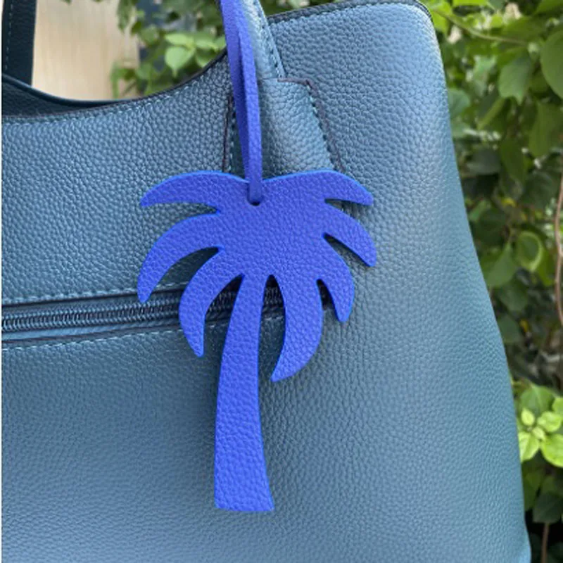 PU Leather Coconut Tree Bag Pendant Keychain Fashion Women Handbag Accessories Gift