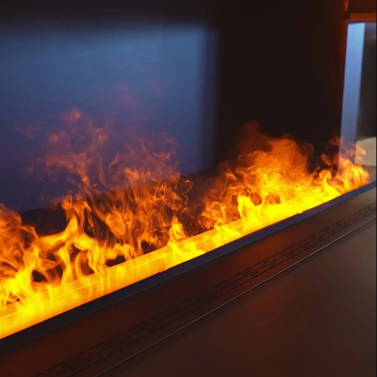 2026 Smart 3D Atomized Fireplace LED Colorful Flame ECO Water Vapor Electric Fireplace for Living Room TV Wall Decor
