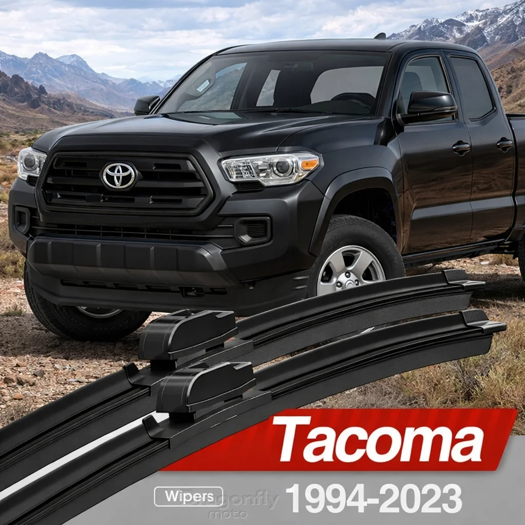 

Front Windshield Wiper Blades 2pcs Windscreen Window Accessories 2004 2006 2015 2016 2017 2018 2010 For Toyota Tacoma 1994-2023