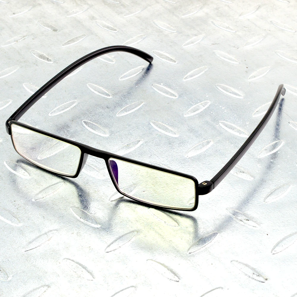 TR90 Handcrafted Black Color Rectangle Simple Style Men Women Fashion Reading Glasses +0.75 +1 +1.25 +1.5 +1.75 To +4