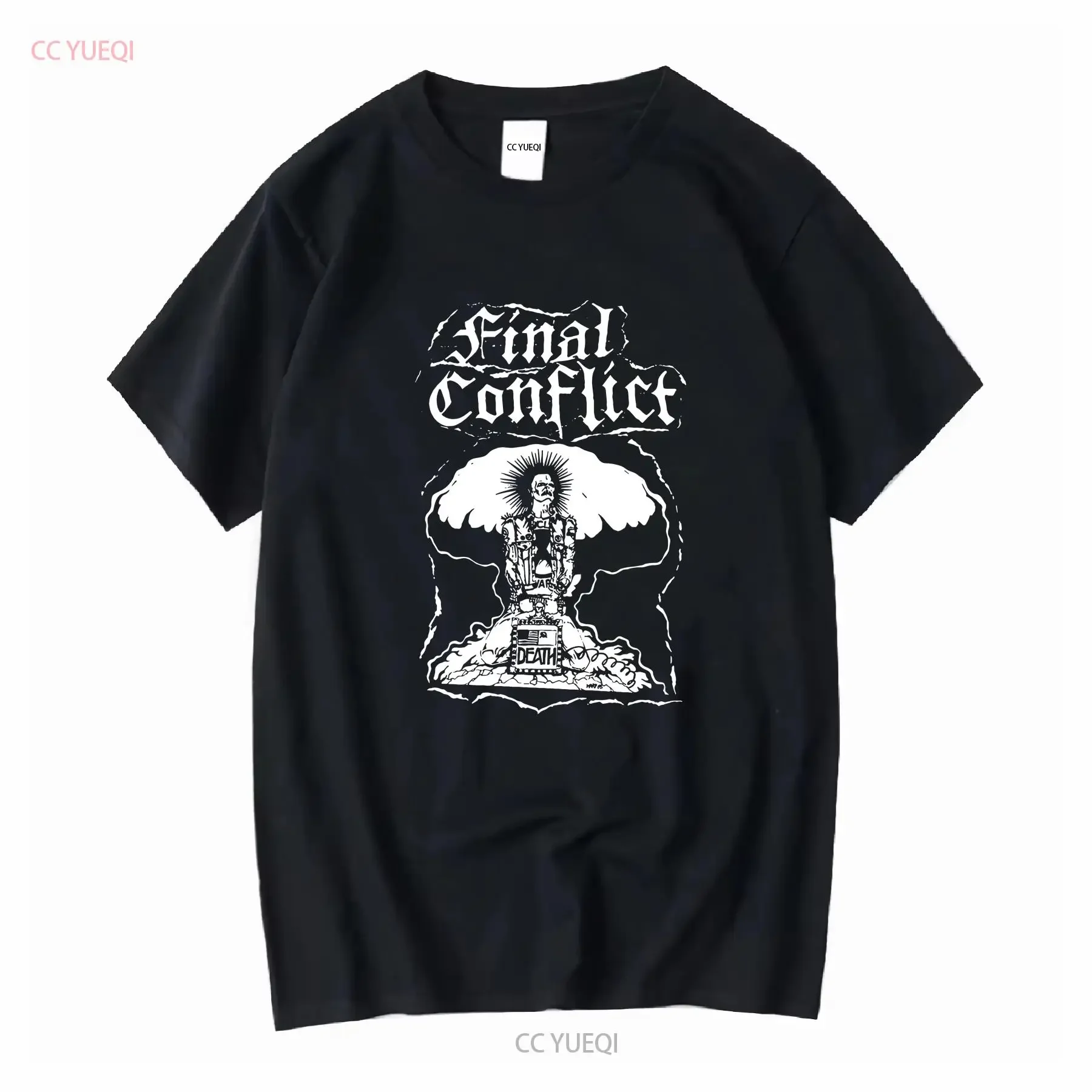 CONFLICT Ungovernable Force T Shirt Punk Peace Anarcho Crass Subhumans vintage Washed Slightly Stretched Soft fashion vintage
