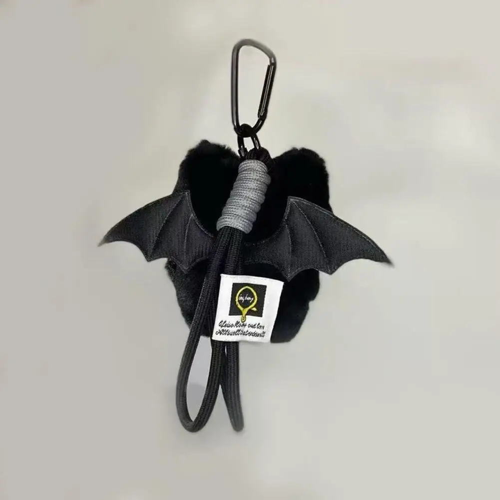 かわいい黒猫キーホルダー、ぬいぐるみキーリング、愛らしい漫画の猫ペンダント、バックパック/財布/バッグの装飾用（ギフトアイデア）