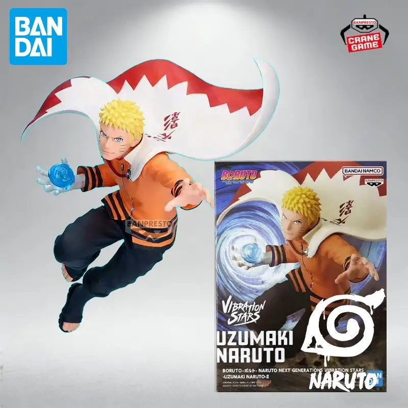 

In Stock Bandai Original Uzumaki Naruto Anime Figures Action Models Cartoon Doll Desktop Toys Pvc Decor Ornaments Festival Gifts