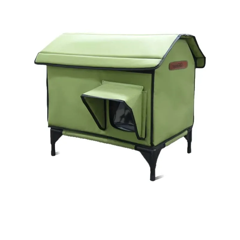 

Hot Sale Cat House Outdoor Heating Insulation Cat Nest Foldable Pet Fence Tent