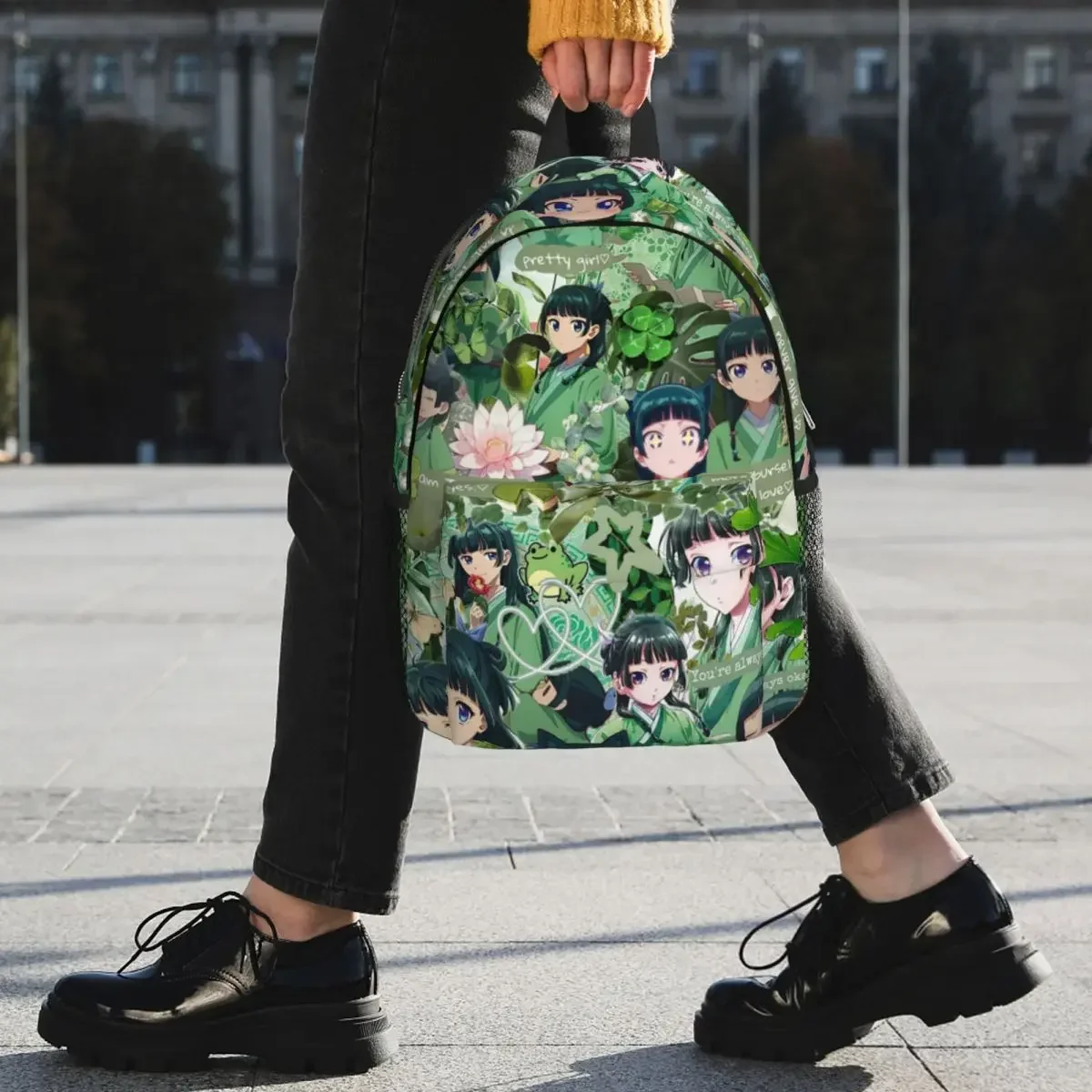 يوميات الصيدلية Maomao حقيبة الظهر للطلاب بنين بنات حقيبة كتب للأطفال حقيبة مدرسية حقائب كتف للكمبيوتر المحمول للرجال والنساء #6