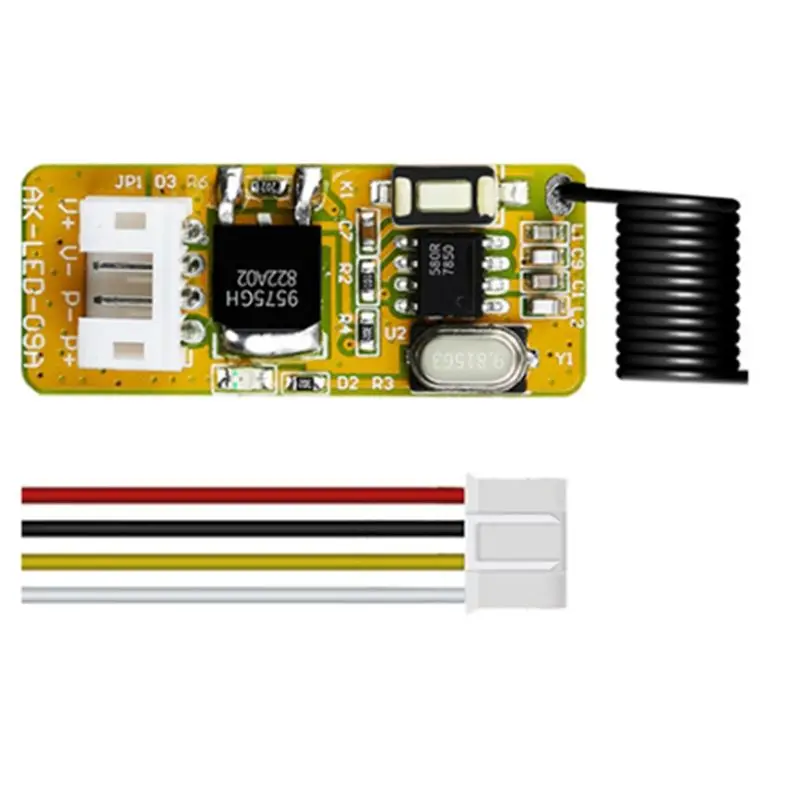 ABZZ-Controller Module 433Mhz RF Wireless Small For DC3.7V 4.5V 9V 12V Battery Power Used To Control Light Computer Power Off