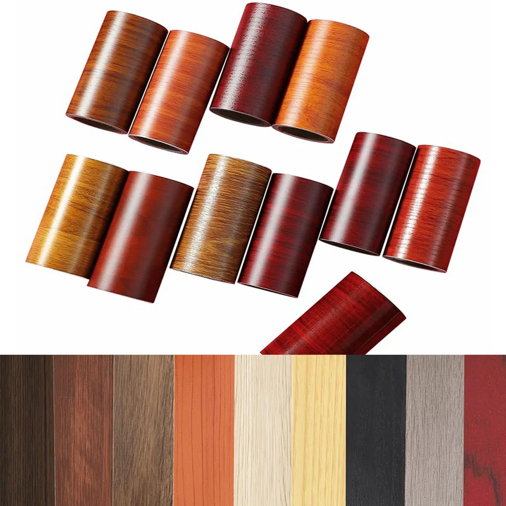 Realistic Wood Grain Repair Tape Durable Multi-Use Adhesive Tape for Furniture, Floors, Cabinets, Windows, Doors, Home Decor