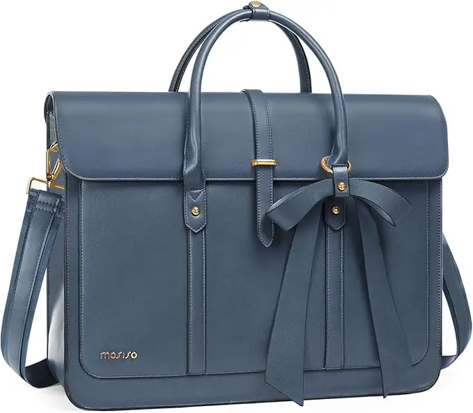 Borsa per laptop 13 14 15 16 pollici per MacBook Air Pro M4 M3 M2 HP Notebook Zaino in pelle PU Borsa a tracolla Borsa da donna Valigetta